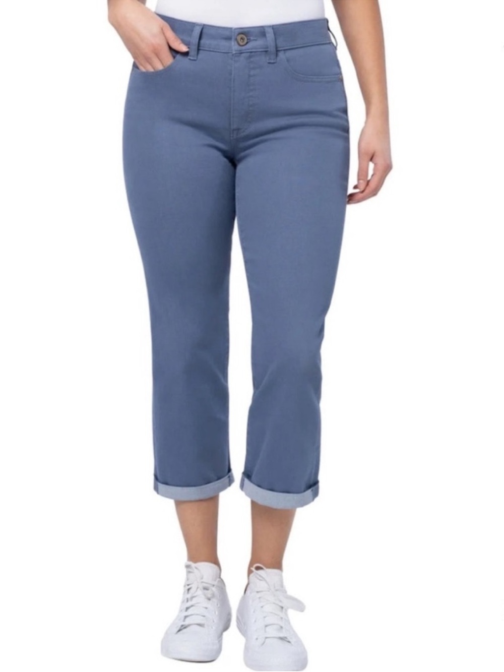 NWT Santana Cropped Jeans with Tummy Control – Size